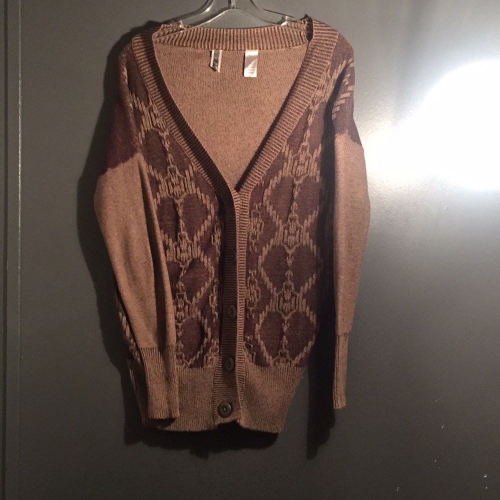 Small brown ladies BKE cardigan